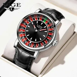 LIGE Roulette Dial Watch
